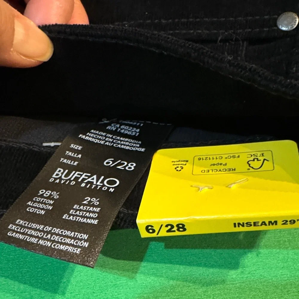 Buffalo David Bitton Women's Stretch Straight Leg Corduroy Pant - Picture 6 of 6